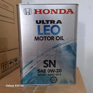 Honda 0w-20 and 5w-30 Engine Oil