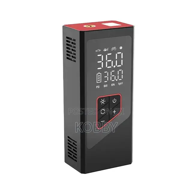 Wireless Digital Portable Compressor 6000 MAH Inflator 12v