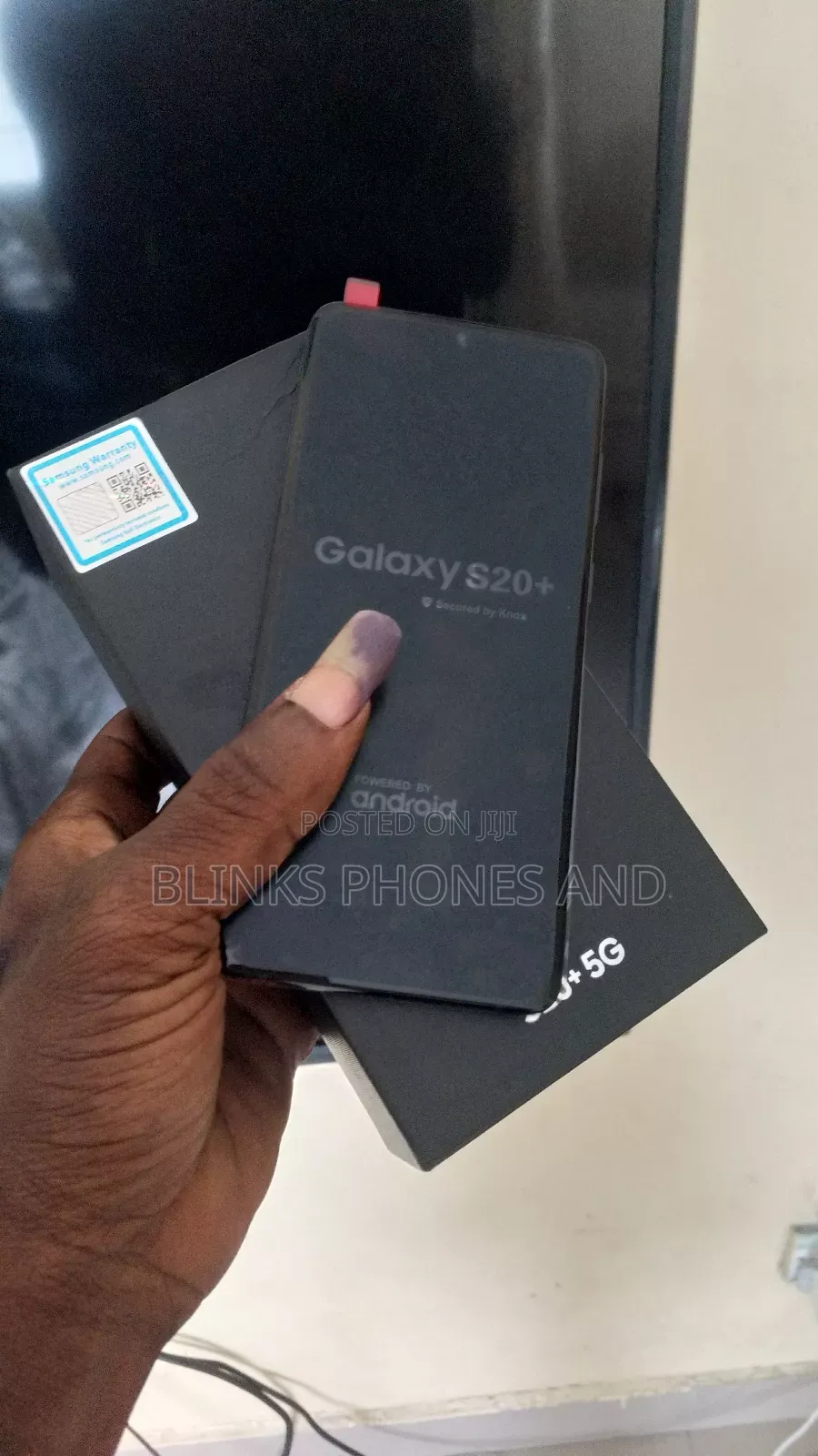 New Samsung Galaxy S20+ 5G 256 GB Black
