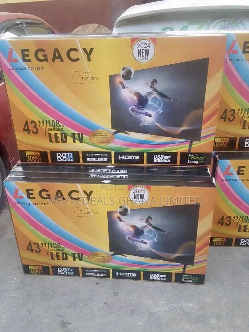 Legacy 43" Smart Android Led Tv| Bluetooth| Wifi| Voice-Control| 2026