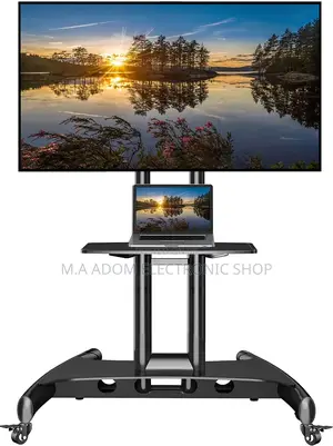 Floor Standing Mobile Tv Cart 32”-75”
