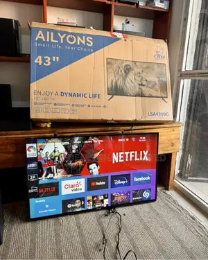 Ailyons 43" Smart Android Led Tv| Slim| Voice-control| Usb| Hdmi| 2026