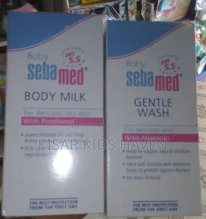 Seba Med Body Milk 200ml and Gentle Wash 200ml 0+