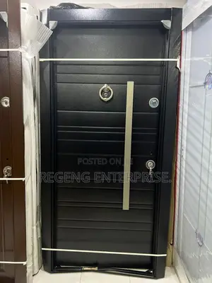Heavy Black Doorco Security Doors