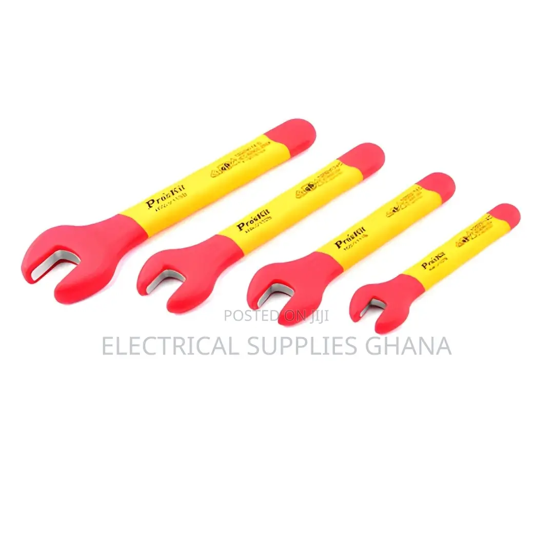 1000V Insulated VDE Double Ended Open Spanner Set