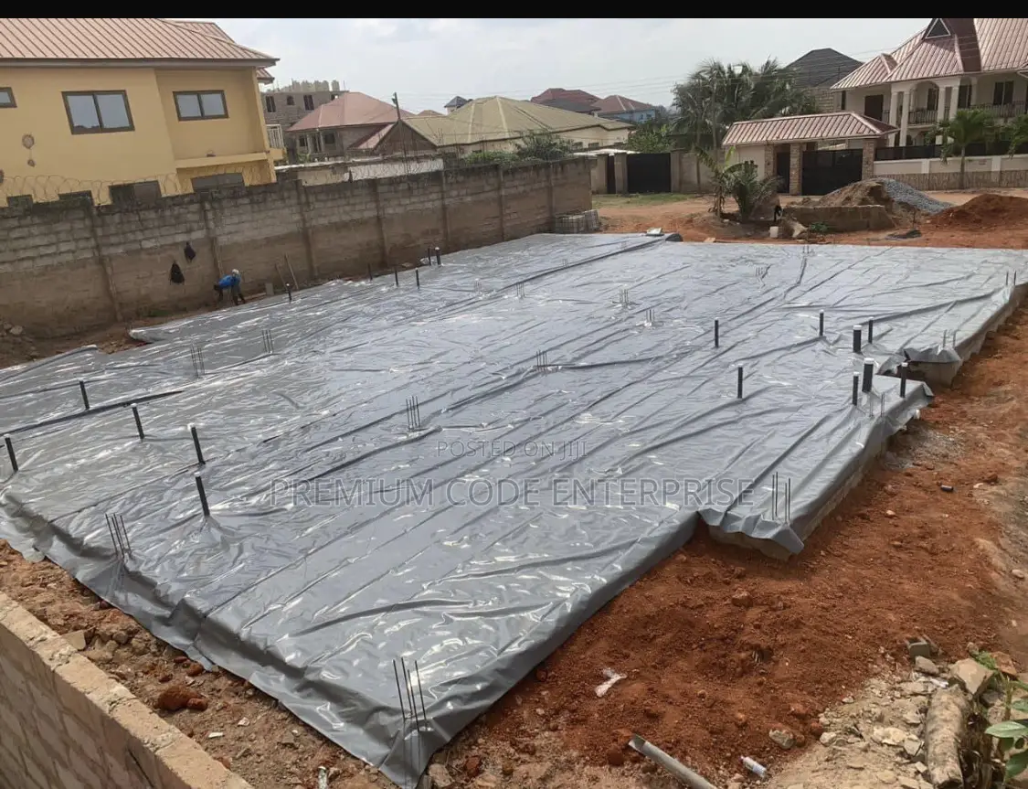 Damproof Membrane Polythene, UK Made - 300 Microns, 4m/25m