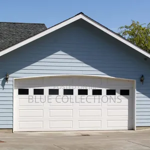 14×8 Automated Garage Door With Fanlight and Two Remote