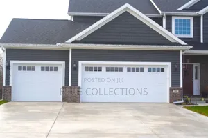 14×8 Automated Garage Door With Fanlight