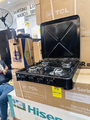 Table Top Cooker Black 4burner Yucel