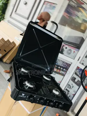 Black 4 Gas Cooker Tabletop Yucel Stove 