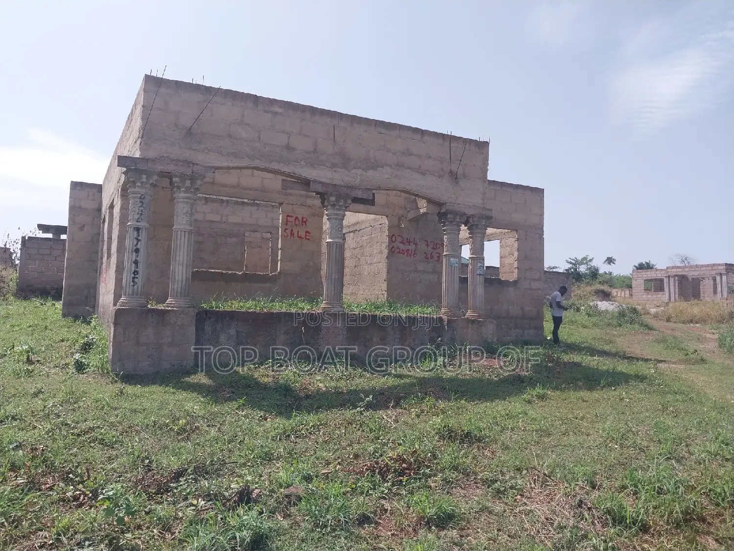 Furnished 4bdrm House in Bohuo Sasa Top Boat, Kumasi Metropolitan