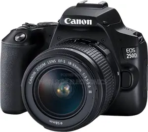 Canon EOS 250D DSLR Camera W/ Ef-S 18-55mm F/4-5.6 Is STM