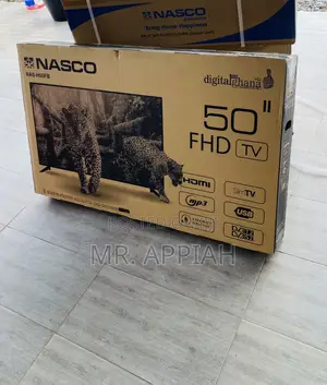 Adorable Nasco 50 Inch Digital Satellite Television.
