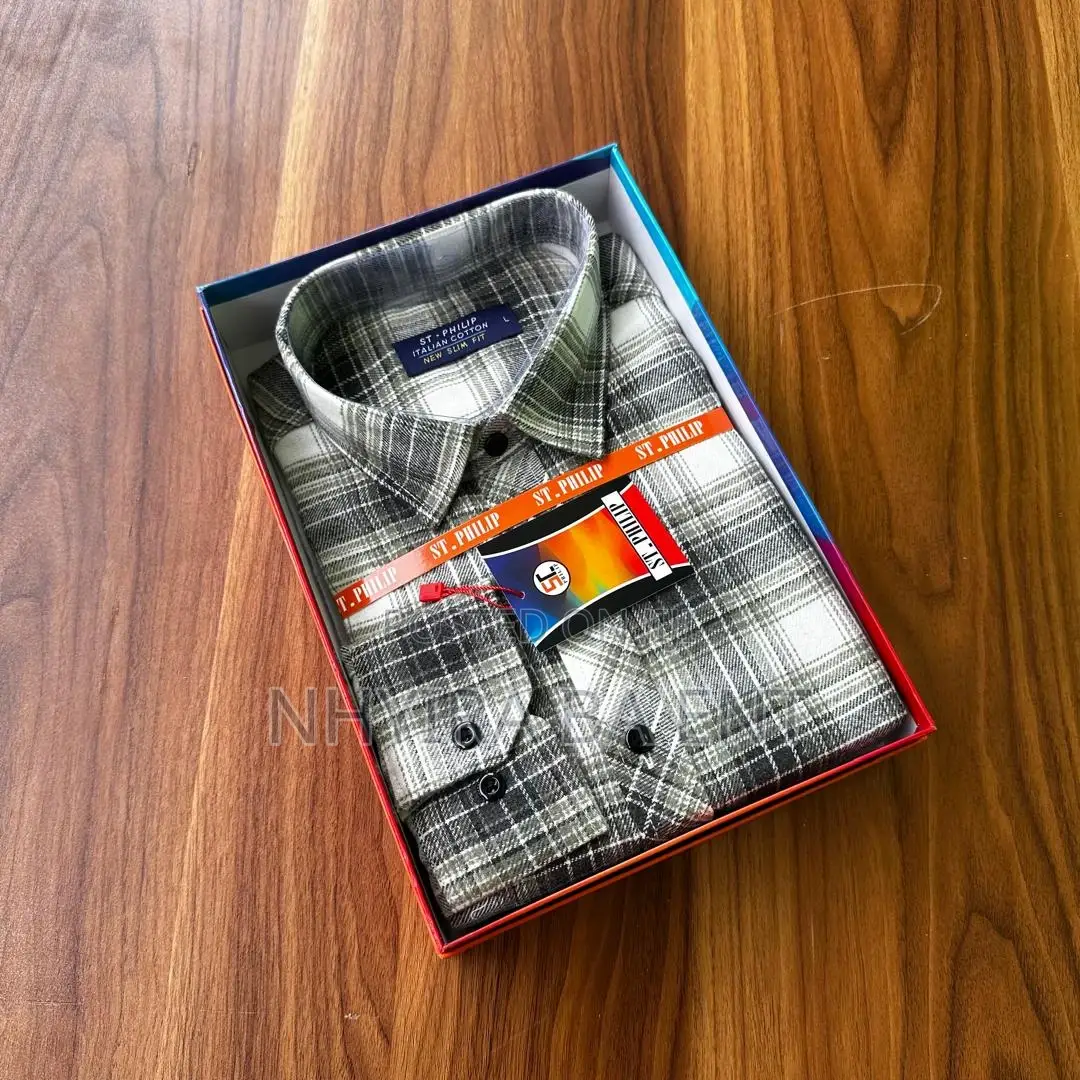 St.Philip Plaid Long Sleeves Shirt Available in Stock
