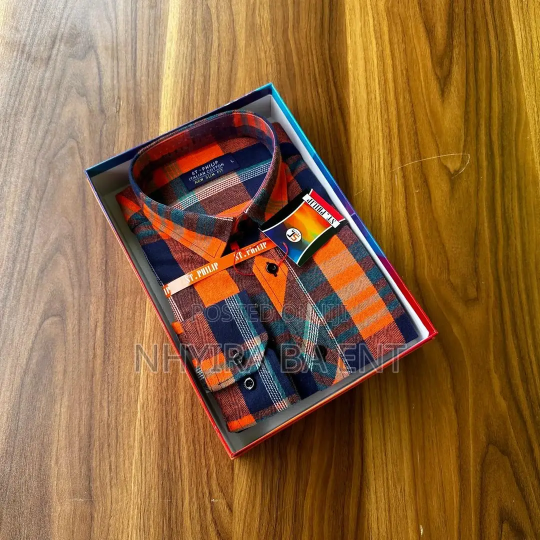 St.Philip Plaid Long Sleeves Shirt Available in Stock