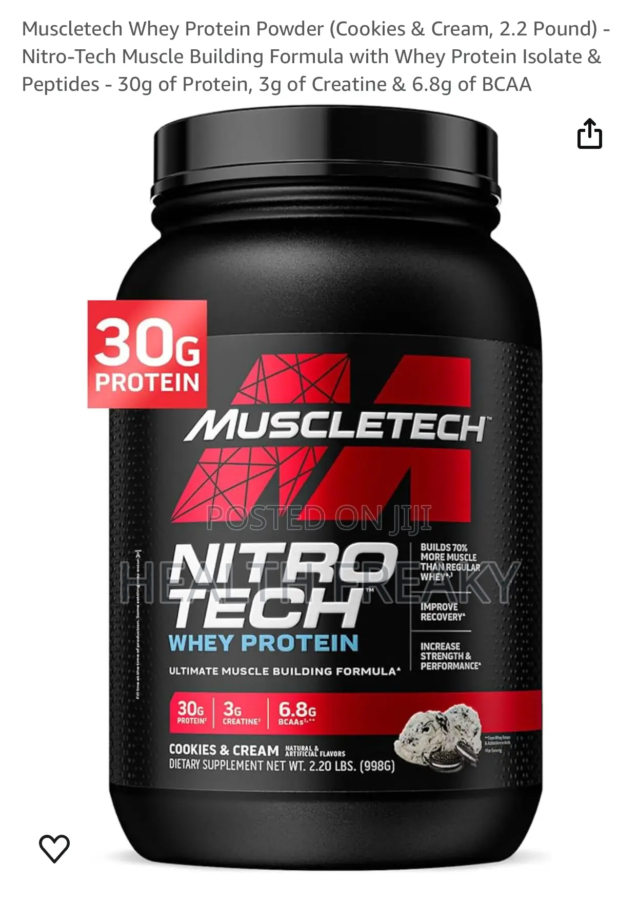 Whey Protein Muscletech Whey Protein Muscle Builder