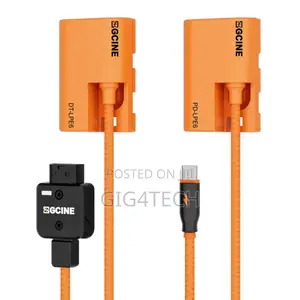 ZGCINE D-Tap to LPE6 Dummy Battery Cable(Braided Wire)