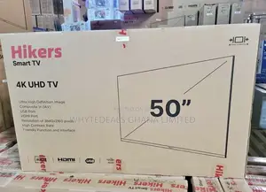 Hikers 50” Uhd Smart Android Bluetooth Voice-Assist Ledtv