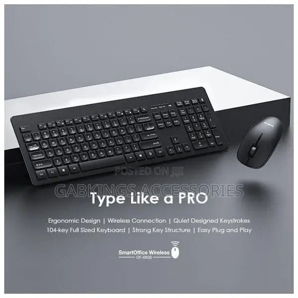 Oraimo Smart Office Wireless Keyboard Mouse KIT