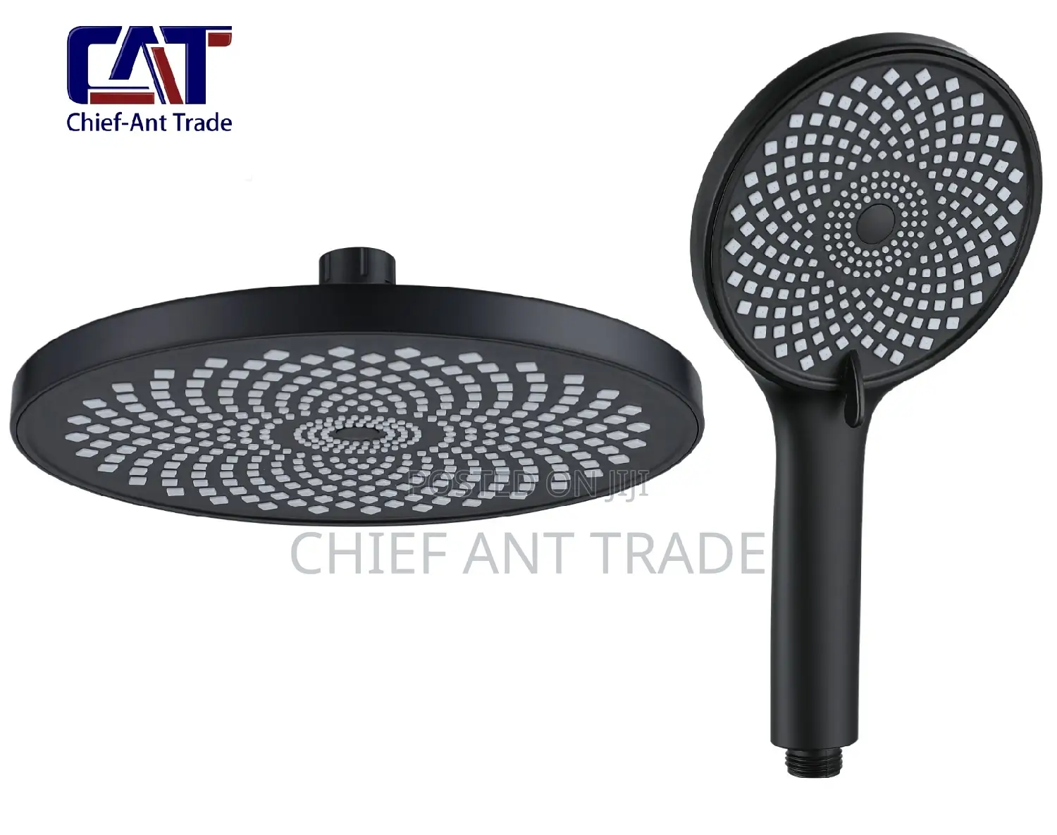 Shower Head. Black