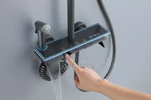 Quality Big Shower Pole, Rain Showeled Light With Thermostat