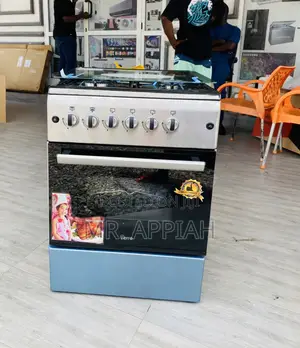 Brand New Ferre 60x60 Newlight 4 Gas Burner With Oven(Gray)