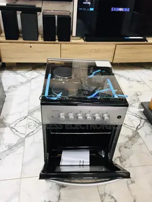 Brand New 2+-2 Stove Gas Electric Cooker Oven Volcano
