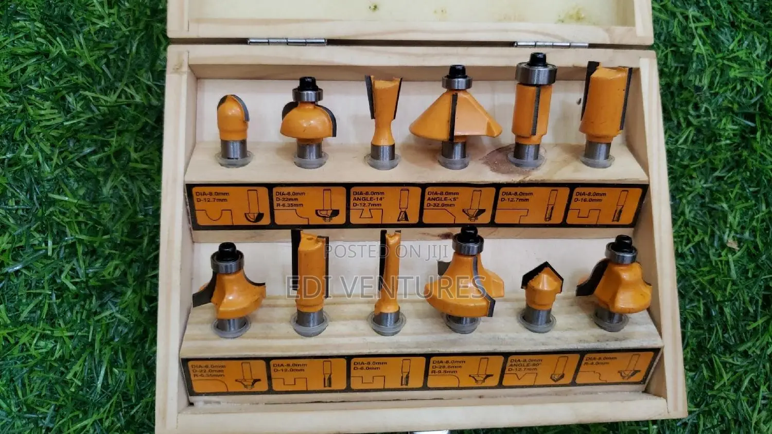 INGCO 12 PCS Router Bits Set