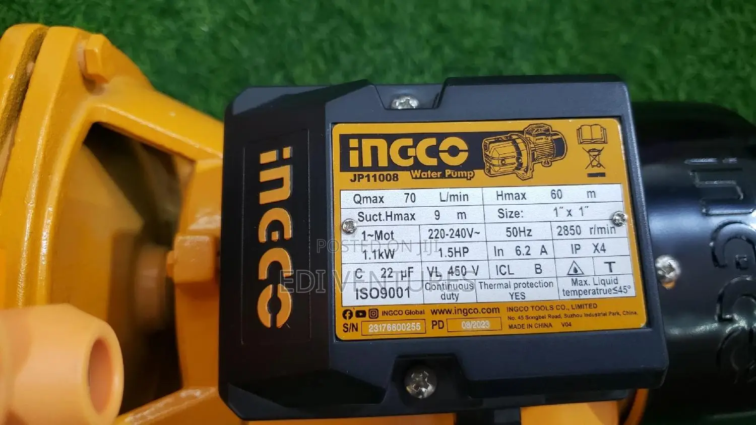 INGCO 1.5hp Water Pump