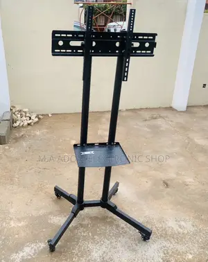 Affordable Moveable Tv Trolly for 32 Inch to 70”(Black).