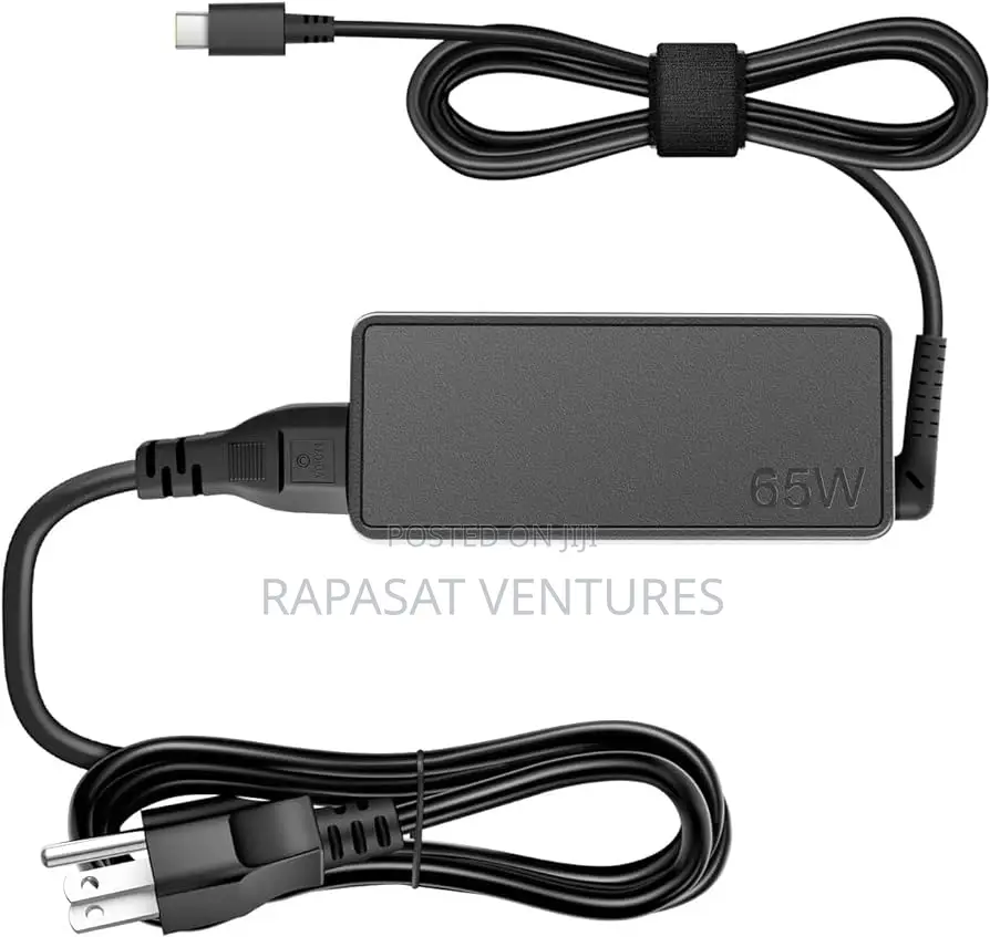 Dell 20v 3.25a 65w Type C Adapter With Power Cable