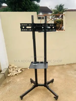 Reliable Moveable Tv Trolly for 32” to 70”(Black).