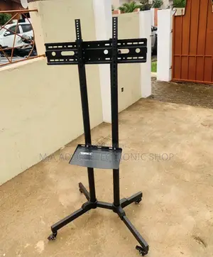 Latest Moveable Tv Trolly for 32” to 70”(Black).