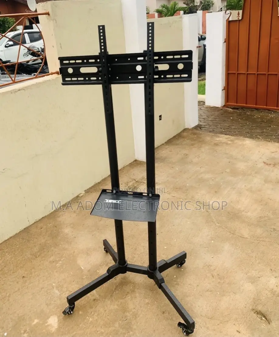 Latest Moveable Tv Trolly for 32” to 70”(Black).