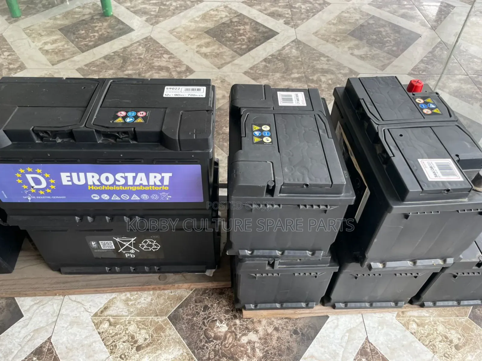 Original Euro Start Battery 15 Plate Available for All Cars