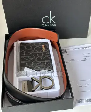 Calvin Klein Wallet + Belt Set