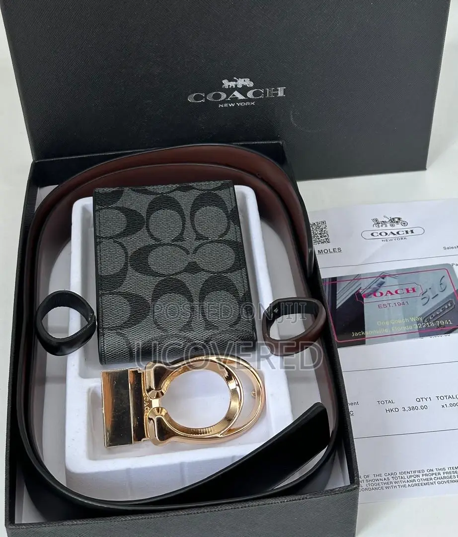 Calvin Klein Wallet + Belt Set