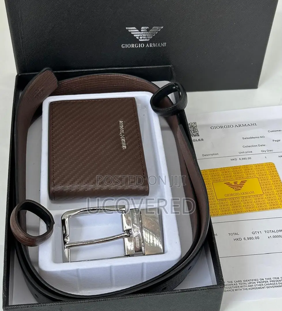 Calvin Klein Wallet + Belt Set