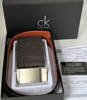 Calvin Klein Wallet + Belt Set