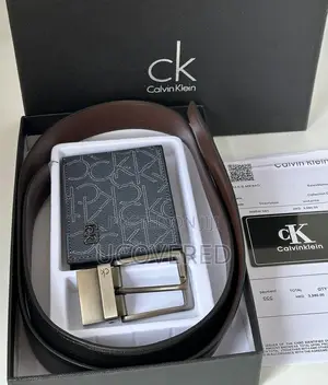 Calvin Klein Wallet + Belt Set