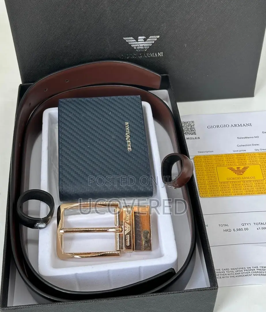 Calvin Klein Wallet + Belt Set