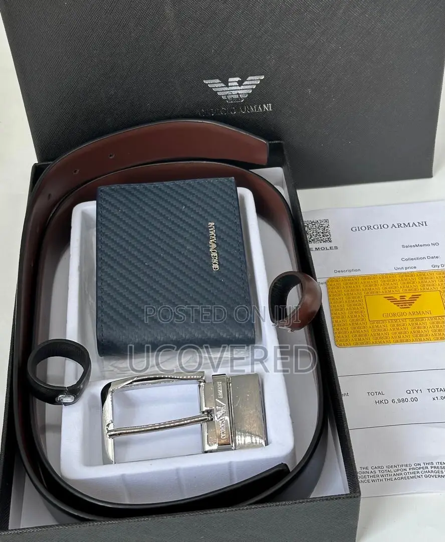 Calvin Klein Wallet + Belt Set