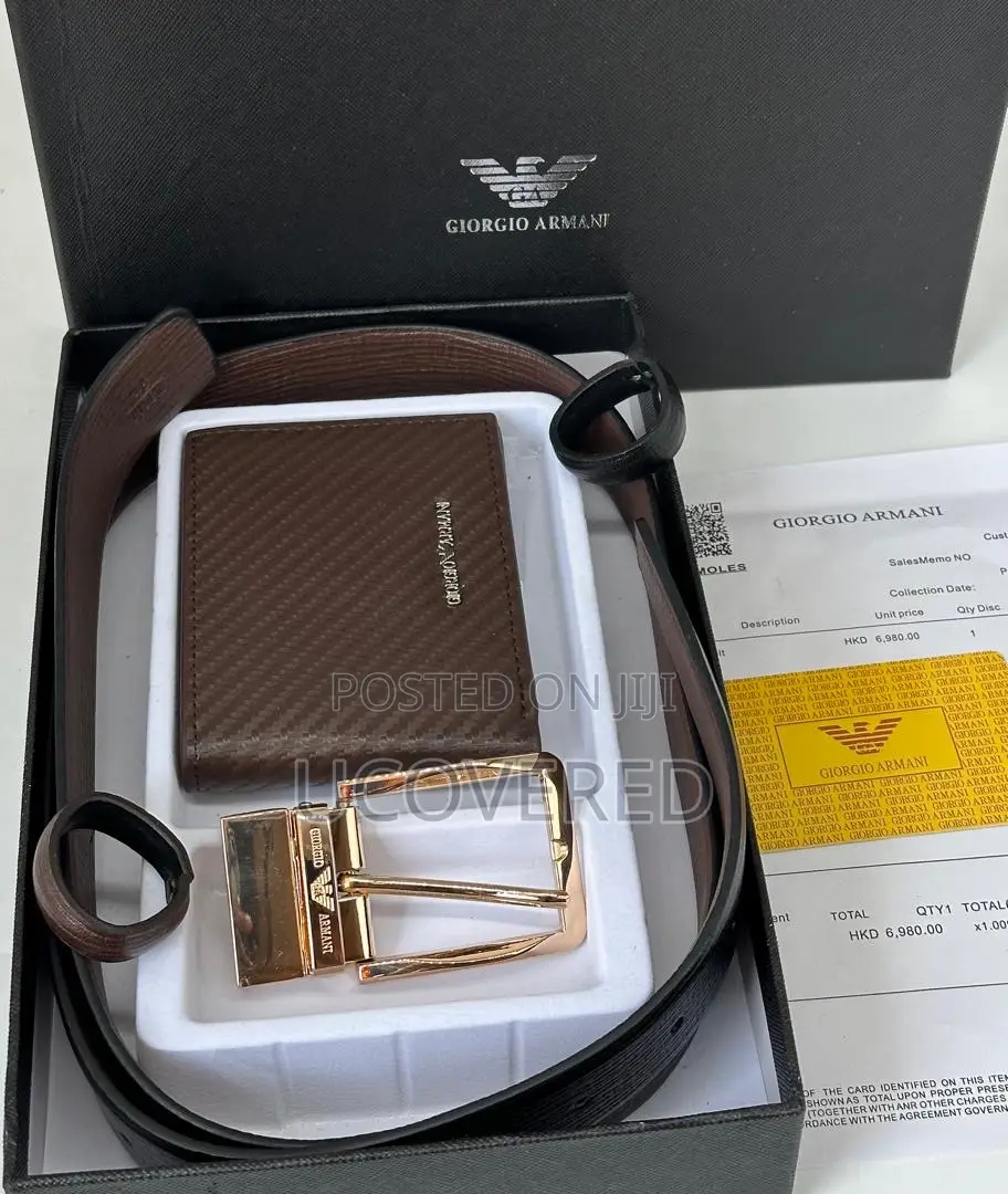 Calvin Klein Wallet + Belt Set