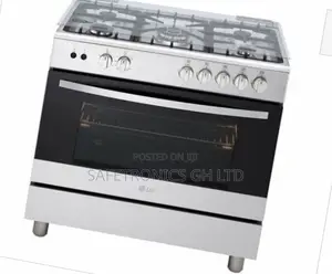 5 Gas Cooker Oven With Grill FA415RMA LG Gray 