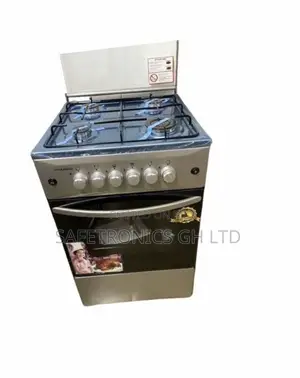 4 Gas 50x50cm Volcano Burner Gray Oven With Grill