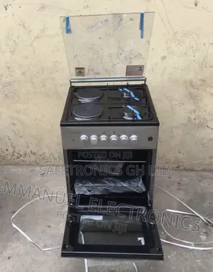Gray Oven With Grill 2 Electric 2 Gas Cooker Volcano 
