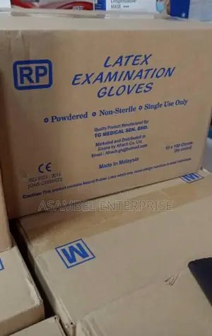Latex Examination Powdered Gloves