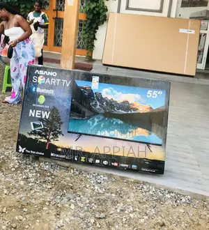 Original Asano 55 Inch Uhd Smart Satellite Television.