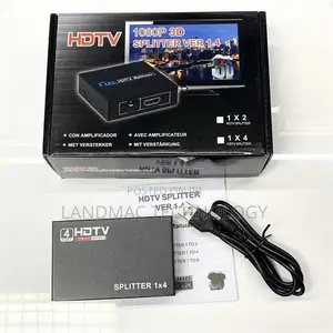 HDMI Splitter 4-Port 1080P, Computer Video High-Definition C
