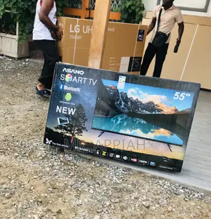 Asano 55 Inch Uhd Smart Led Television(Black).